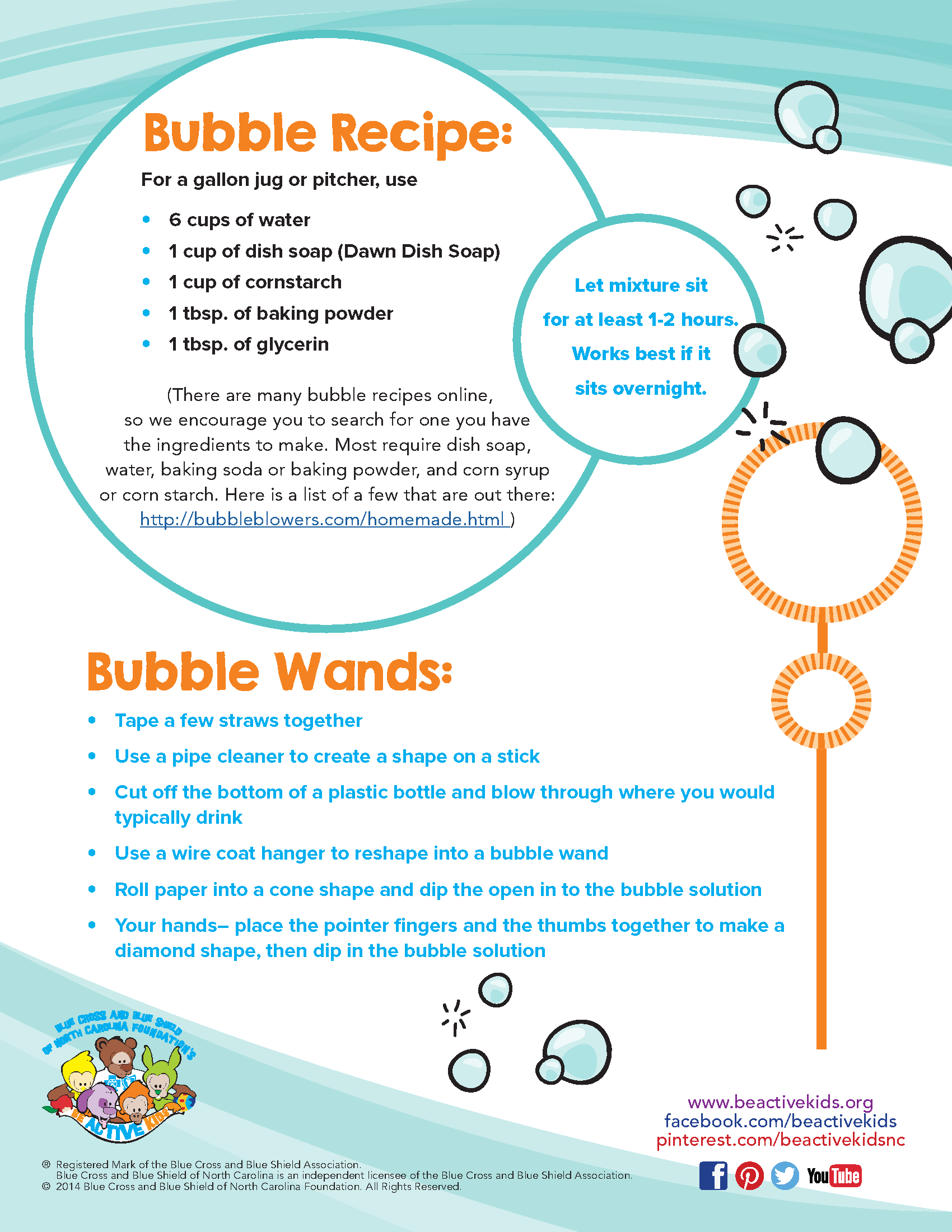How to Make Bubbles and Bubble Wands