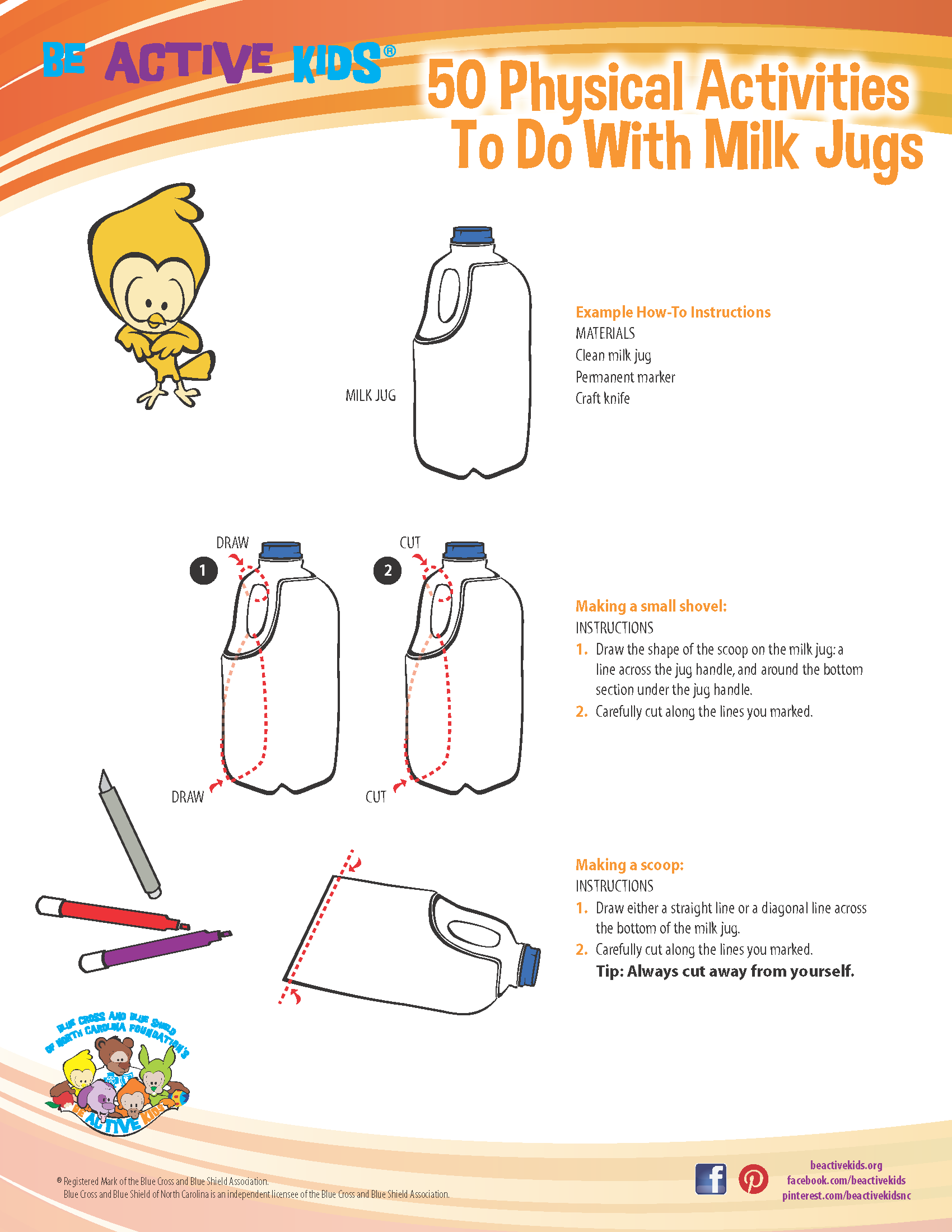 How to Make a Milk Jug Scoop
